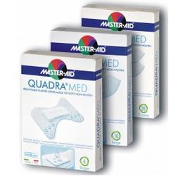Master Aid Quadra Med Cerotti Extra in TNT Disinfettanti 10 Pezzi