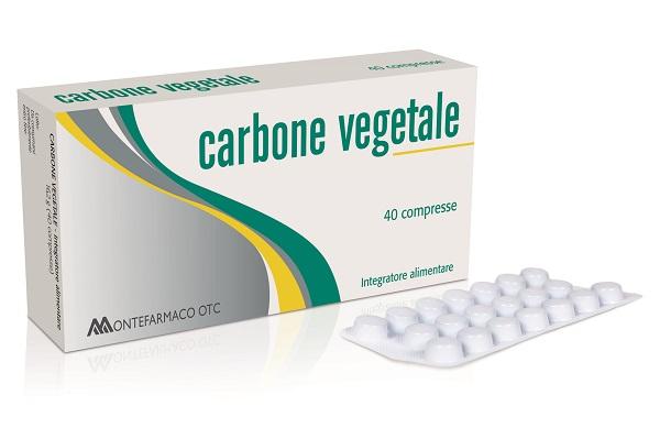 Montefarmaco Carbone Vegetale Integratore Alimentare 40 Compresse