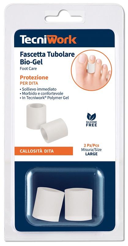 Biogel Fascetta Tubolare Protezione Dita del Piede Taglia L 2 Pezzi