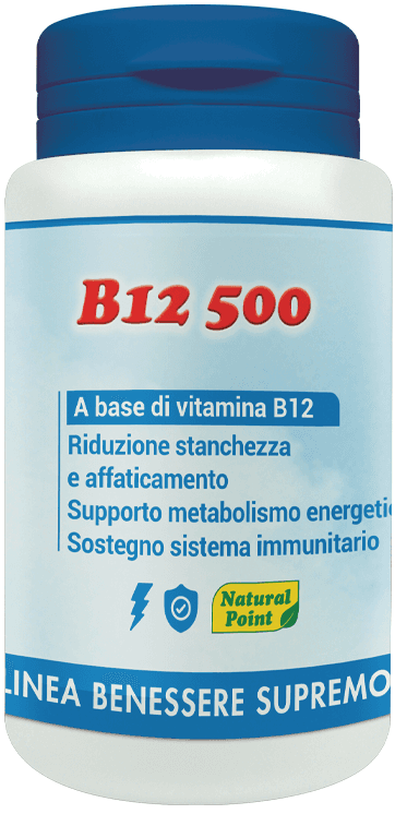 Natural Point B12 500 Cianocobalamina 100 Capsule Vegetali