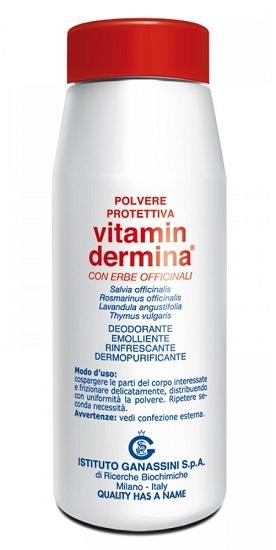 Vitamindermina Polvere Protettiva con Erbe Officinali Deodorante Emolliente 100g