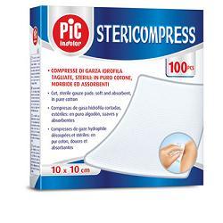 Pikdare Pic Stericompress Garza  10x10cm 100 pezzi