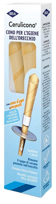 Cerulicono Cono Auricolare per L'Igiene dell'Orecchio 2 Pezzi