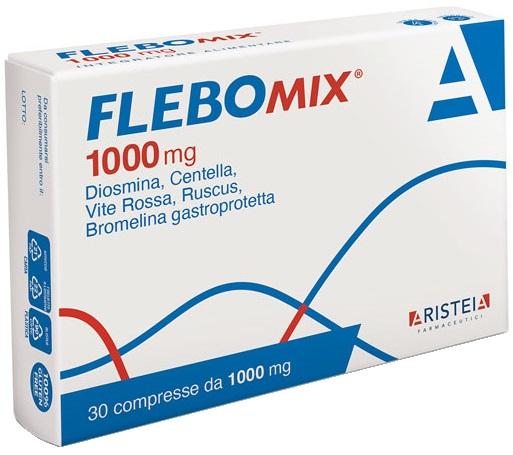 Aristeia Farmaceutici Linea Microcircolo Flebomix 1000 Integratore 30 Compresse