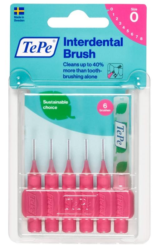 TePe Scovolino Rosa Per Pulizia Interdentale 0,4 mm 6 Pezzi
