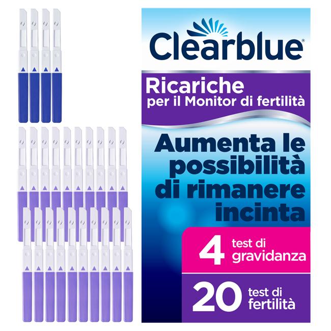 Clearblue Advanced Test di Ricambio per Monitor di FertilitĆ 20 Test di F