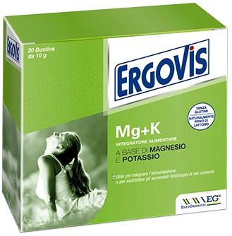 EG Farmaceutici Linea Vitamine Minerali Ergovis Mg+K Integratore 20 Buste
