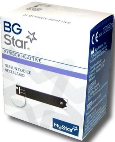 Aventis BGStar 25 Strisce Reattive per la Misurazione della Glicemia