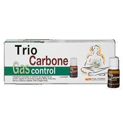 Triocarbone Gas Control Integratore per L'eliminazione dei Gas 7 Flaconcini