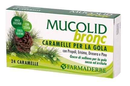 Mucolid Bronc 24 Caramelle