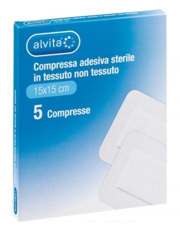 Alvita Garza Adesiva Sterile 15x15cm