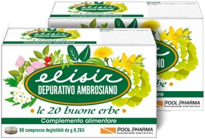 PoolPharma Linea Apparato Gastroenterico Elisir Ambrosiano Integratore 20 Compr