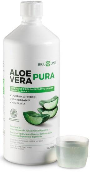 Bios Line Aloe Vera Pura Depurativa Per La FunzionalitĆ Epatica E Digestiva 1 Lt