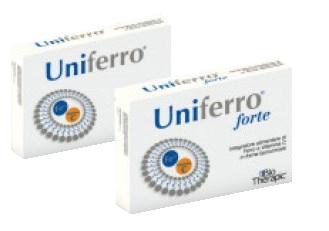 Uniferro Forte Integratore di Ferro e Vitamina C 30 Capsule
