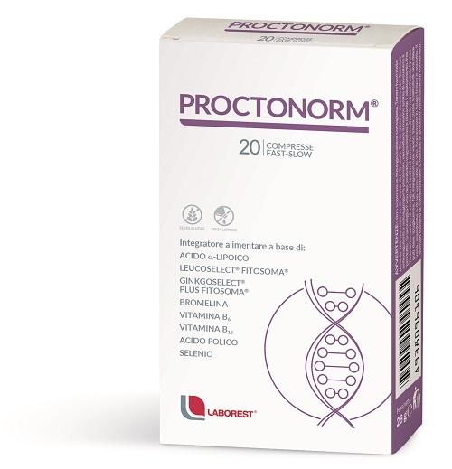 Proctonorm Integratore Antiossidante Per il Microcircolo 20 Compresse
