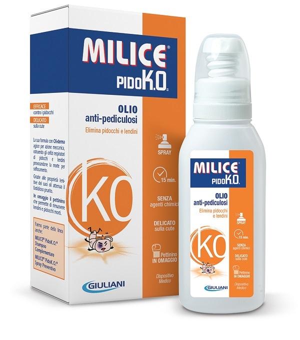 Neo PidoK.O. Olio Antipediculosi Spray 75 ml + Pettine Metallico