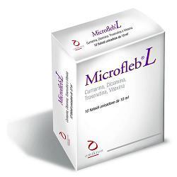 Microfleb L Integrare per Pesantezza e Gonfiore degli Arti Inferiori 10 fiale