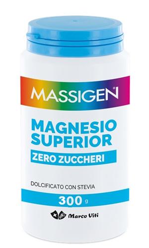 Massigen Magnesio Superior Zero Zuccheri Integratore Alimentare Polvere 300 g