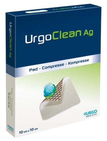 Urgoclean AG/Silver Medicazione 10x10cm 5 Pezzi
