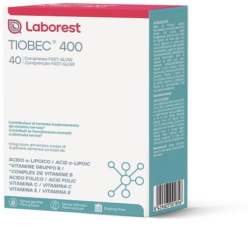 Tiobec 400 Integratore Antiossidante Per Il Sistema Nervoso 40 Compresse