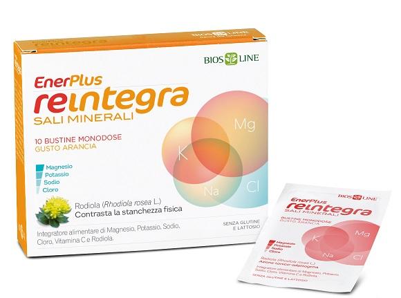 Bios Line Enerplus Reintegra Sali Minerali Integratore Energizzante 10 Bustine