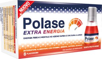 Polase Extra Energia Integratore di Vitamine e Minerali 8 Flaconcini