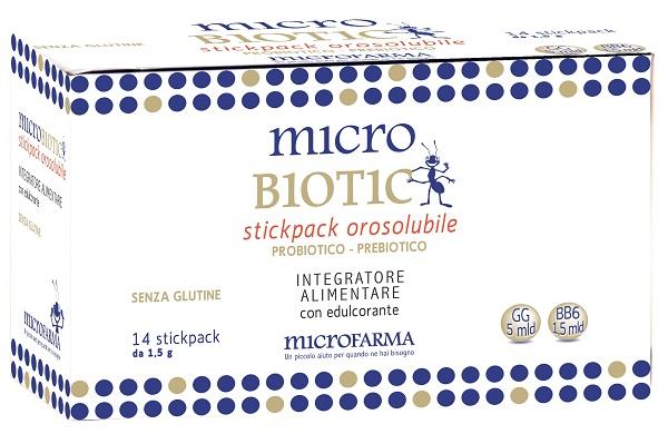 Microbiotic Stickpack Orosolubile 14 Bustine