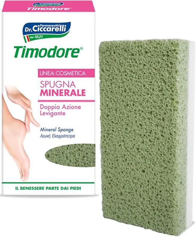 Timodore Spugna Minerale Doppia Azione Levigante
