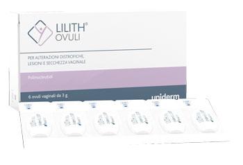 Lilith Ovuli Vaginali Per Alterazioni Distrofiche, Lesioni E Secchezza 6 Ovuli