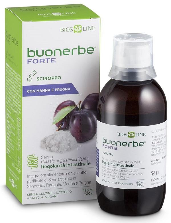 Bios Line Buonerbe Forte Sciroppo Per La RegolaritĆ Intestinale 180 ml