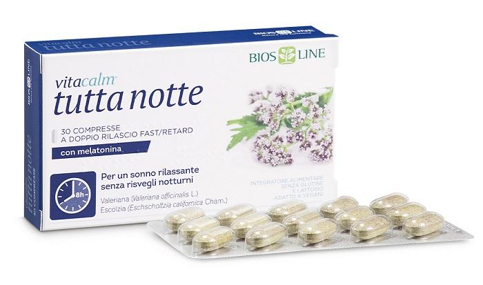 Bios Line Vitacalm Tutta Notte Mel 30cpr