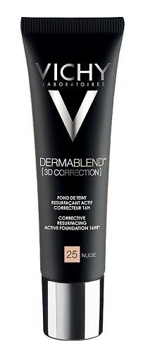 Vichy Dermablend 3D Correction Fondotinta SPF25 Elevata Coprenza 25 Nude 30 ml