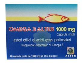 Omega 3 Alter Integratore con Acidi Grassi Essenziali 20 Capsule