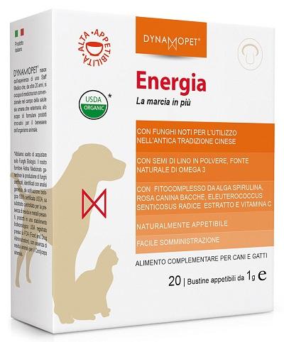 Energia Alimento Complementare Per Cani E Gatti 20 Bustine 1g