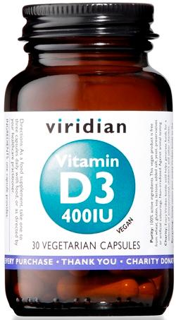 Vitamin D3 400IU Integratore 30 Compresse Veg Natur