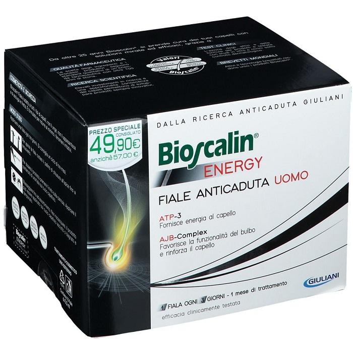 Bioscalin Energy Uomo Trattamento Anticaduta dei Capelli 10 Fiale