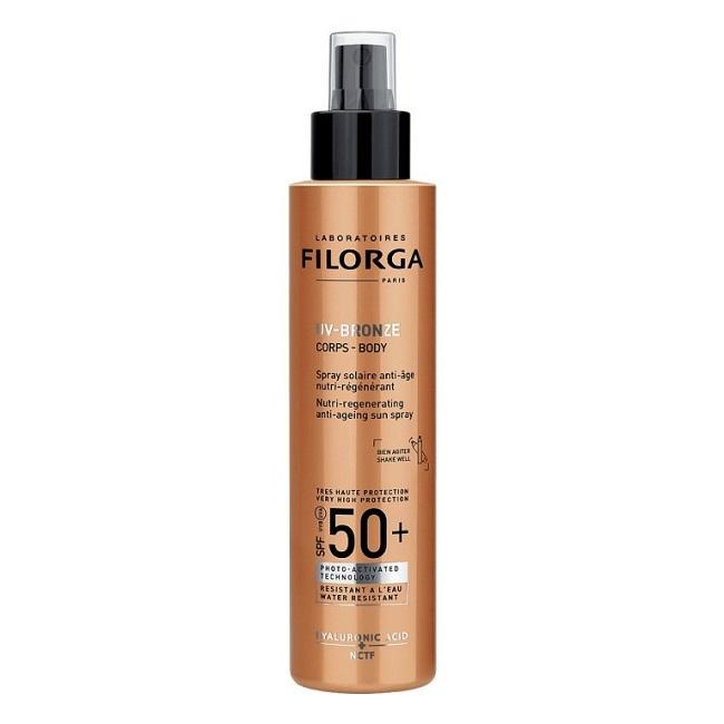 Filorga UV Bronze Body Spray Solare Anti-etร Nutri-rigenerante SPF 50+ 150 ml