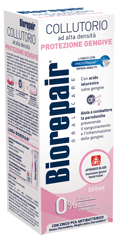 Biorepair Collutorio Protezione Gengive ad Alta IntensitĆ 500 ml