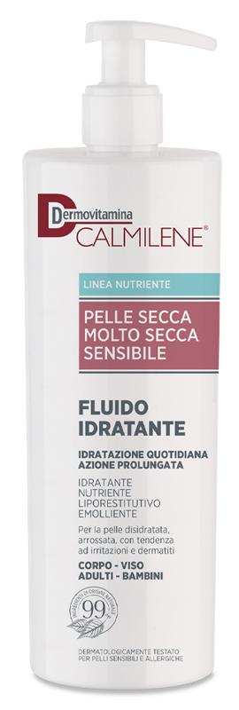 Pasquali Dermovitamina Calmilene Fluido Idratante per Pelle Secca 500 ml