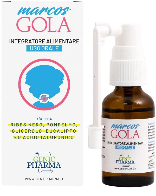 Marcos Spray Gola Lenitivo per Mal di Gola 20ml