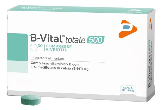 B-Vital Totale 500 Integratore con Complesso Vitaminico B 30 Compresse