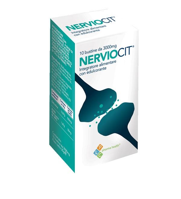 Nerviocit Integratore per Sostenere la Salute Nervosa in Bustine 10 Pezzi