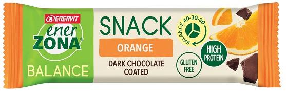 Enerzona Snack Orange Barretta Arancia Ricoperta di Cioccolato Fondente 33 gr.