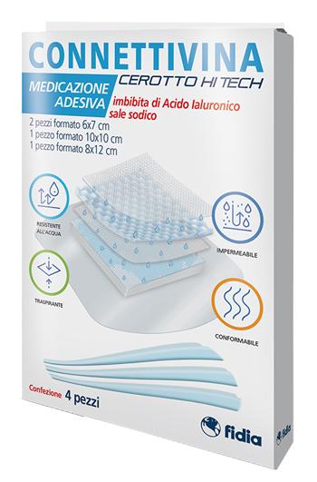 Fidia Connettivina Cerotti Hitech Misure Miste 4 Pezzi