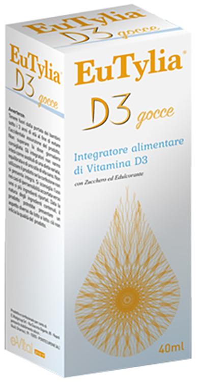 Eutylia D3 Integratore di Vitamina D in Gocce - 40 ml