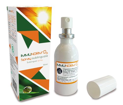Immunorm D3 Integratore Sublinguale per le Difese Immunitarie Spray 50 ml