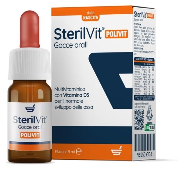 Sterilfarma Sterilvit Polivit Integratore Vitaminico in Gocce 5 ml