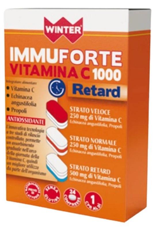Winter Immunoforte Vitamina C Retard per Sistema Immunitario 24 compresse