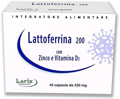 Lattoferrina 200 Integratore Alimentare 45 Capsule