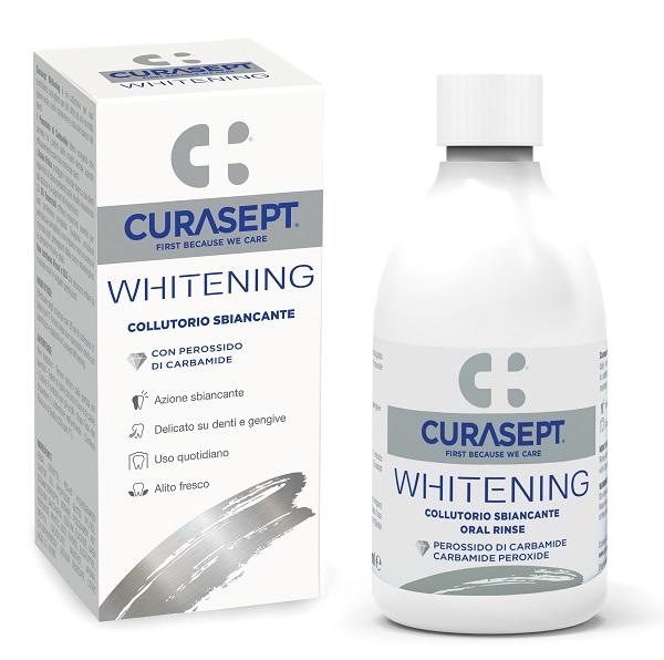 Curasept Whitening Collutorio Sbiancante con Perossido di Ceramide 300 ml